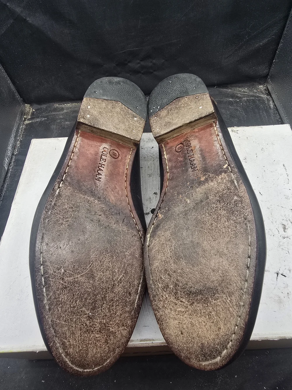 Cole Haan Men’s Black and Brown Tassel Loafers